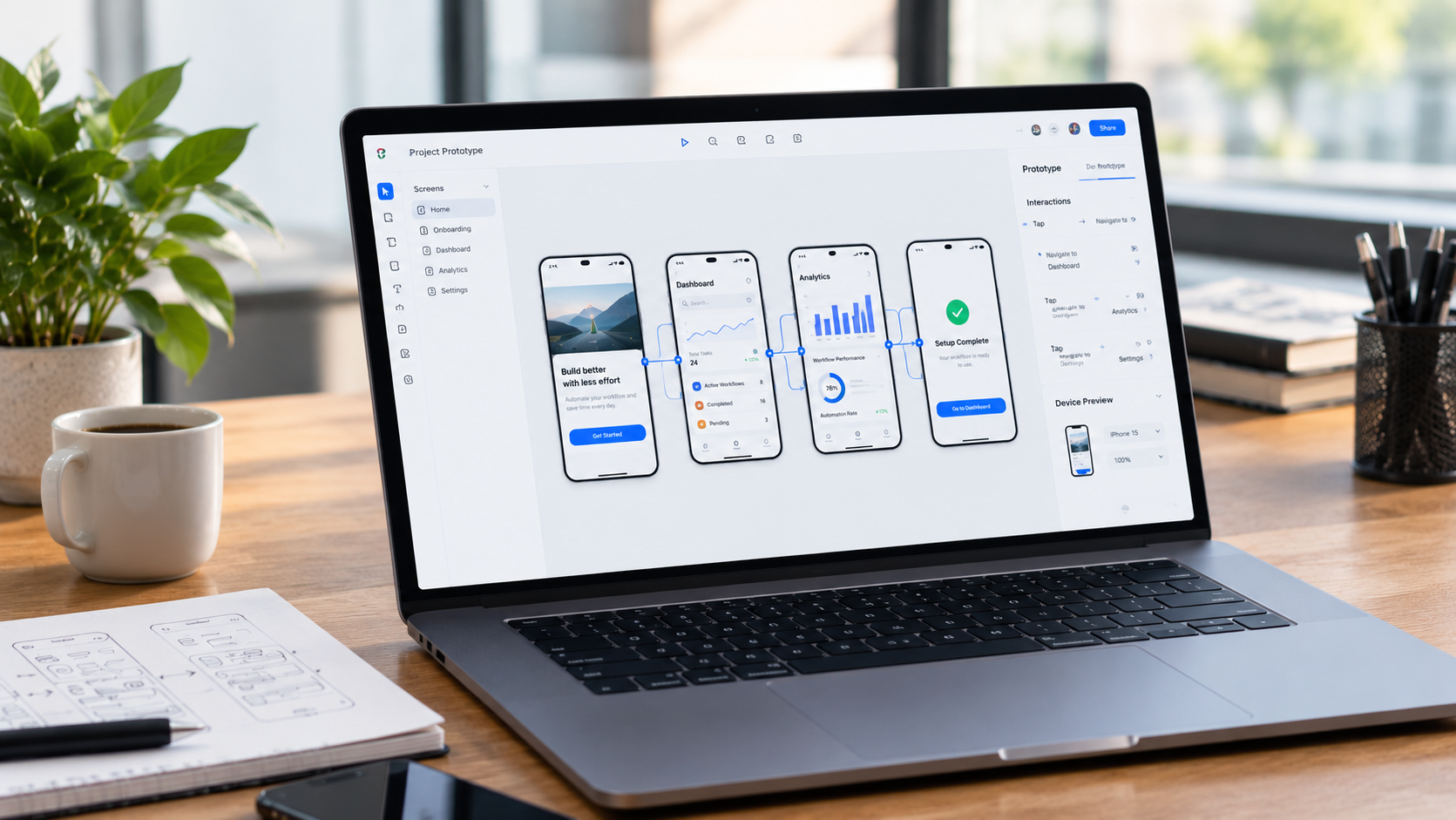 Product interface prototype